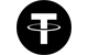 USDT Tether stablecoin betaalpictogram